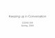 Keeping up in Conversation - Northwestern  · PDF fileKeeping up in Conversation CS395 GAI Spring, 2005. ... – Fragment parsing and ellipsis ... substitution tells you that