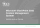 Microsoft SharePoint 2016 Content Management System · PDF fileOffice of Communications Microsoft SharePoint 2016 Content Management System Website Hands-on Training