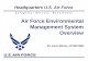 Air Force Environmental Management System .Headquarters U.S. Air Force Air Force Environmental Management