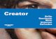 CreatorLinen CreatorVol CreatorSilk Creator .Creator, gama sostenible Creator es la marca principal