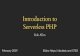 Introduction to Serverless PHP - akrabat.com · Serverless Serverless is all about composing software systems from a collection of cloud services. With serverless, you can lean on