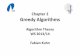 Greedy Algorithms - ac. fileAlgorithm Theory, WS 2013/14 Fabian Kuhn 2 Greedy Algorithms • No clear definition, but essentially: • Depending on problem, greedy algorithms can give