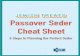 JEWISH Passover Seder Cheat Sheet - njop.org · Jewish Treats Guide to Sukkot Jewish Treats Passover Seder Cheat Sheet 2 What Is The Haggadah? On Passover night we are commanded “v’hee’ga’deta”
