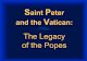 Saint Peter and the Vatican - University of DaytonSic Transit Gloria Mundi (20th c.) Papal Tiara of Pope Leo XIII . Pallium and Fibulae of Pope John Paul II . Ivory Crosier of Pius