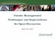 Vendor Management Challenges and Expectations An Open ... ... Outlined a general framework for third party risk management Four Main Elements of Effective Vendor Risk Management Programs: