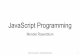 JavaScript Programming - Stanford CS142 Lecture Notes - JavaScript Programming Object-oriented programming: