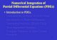 Numerical Integration of Partial Differential Equations (PDEs)...Differential Equations • A differential equation is an equation for an unknown function of one or several variables