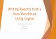 Writing Reports from a Data Warehouse Using Cognos Transformer Metric Designer : Query Studio Report
