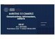 MARKETING E E-COMMERCE - Unibg · 2019-10-04 · Prof. Mauro Cavallone A.A. 2019/2020 MARKETING E E-COMMERCE Comunicazione, informazione, editoria 93147 (A.A. 2019/2020) Presentazione