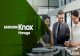 Samsung Knox · PDF file Knox Manage is the evolution of Samsung device management Supports the entire Samsung enterprise device portfolio - The most granular feature control over