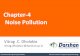 Chapter-4 Noise Pollution · PDF file Chapter-4 Noise Pollution. NOISE Pollution 2 Darshan Institute of Engineering & Technology Noise pollution: Sound and Noise Noise is unpleasant