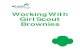 Working With Girl Scout Brownies - Girl Scouts of the USA · Section 1: Working with Girl Scout Brownies Who Are Girl Scout Brownies Girl Scout Leadership Experience with Second and