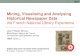 Mining, Visualising and Analysing Historical Newspaper Data 2017-09-29آ  Mining, Visualising and Analysing