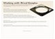 Working with Wood Bangles - Rio · PDF file exterior of a wood bangle to create a ledge. Warning: Always wear safety glasses when operating a flex shaft. To achieve the best results,