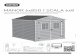 MANOR 6x8SD | SCALA 6x8  · PDF file A-1393 573223 WARRANTY ACTIVATION Thank you for your purchase of the Keter shed. In order to activate your warranty, please log onto our website