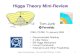 Higgs Theory Mini-Review - Collider Detector at Fermilab › ~trj › Higgs Theory Mini-Review -- Tom Junk, CMS JTERM Jan. 15, 2009 1 Higgs Theory Mini-Review Tom Junk CMS JTERM, 15