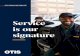 Service is our ... Customized approach Smarter service is not just about moving efficiently; itâ€™s
