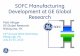 SOFC Development at GE Global Research · SOFC Manufacturing Development at GE Global Research Matt Alinger GE Global Research Niskayuna, NY SOFC 13th Annual SECA Workshop Pittsburgh,