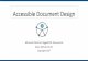 Accessible Document Design...•By default, if you create a document in Word, the language for the ... Accessible Usable PDF Documents The fourth edition of Accessible and Usable PDF