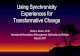 Using Synchronicity Experiences for Transformative Change ... Using Synchronicity Experiences for Transformative