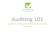 Auditing 101 - Cornerstone Standards Auditing 101 A guide to auditing of environmental and social Standards