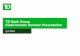 TD Bank Group Fixed Income Investor Presentation ... TD Bank Group Fixed Income Investor Presentation