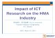 Impact of ICT Research on the HMA Warm-mix asphalt technology RAP, RAS, RCA, steel slag, etc. ... Recommendations