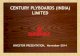 CENTURY PLYBOARDS (INDIA) LIMITED · PDF file Centuryply - Brand Strong Brand value 25 Year Old – Competitive survivor - India’s leading plywood brand Top 100 most valuable brands
