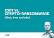 ESET vs. CRYPTO-RANSOMWARE ESET vs crypto-ransomware â€“ 5 â€“ In the case of crypto-ransomware, this