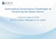 Overcoming Governance Challenges to Financing the Water Sector · – OECD Recommendation on Principles for Public Governance of PPP – OECD Best Practices for Budget Transparency