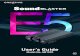 Sound Blaster E5 - Creative Technology...Introduction CongratulationsonyourpurchaseofSoundBlaster®E5!ThisportableheadphoneamplifierandUSB …