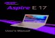 · PDF file 2 - © 2014. All Rights Reserved. Aspire E 17 Series Covers: Aspire E5-771 / E5-771G / E5-731 / E5-731G / E5-721 This revision: April 2014 Sign up for an Acer ID and