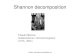 Shannon decomposition - KTHShannon decomposition William Sandqvist william@kth.se Claude Shannon mathematician / electrical engineer (1916 –2001) William Sandqvist william@kth.se
