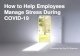 How to Help Employees Manage Stress During COVID-19 to Hel¢  Difference Stress & Anxiety ¢â‚¬¢ Stress