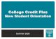 College Credit Plus - Cuyahoga Community College · Go to My Tri-C Space: Click on change your password Enter your Tri-C Id number (S00000000) then click continue Enter your birthday