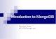 Introduction to MongoDB - Introduction to MongoDB ... MongoDB Analysis MongoDB Demo with Large-scale