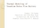 Thermal Modeling of Vanadium Redox Flow Battery€¦ · internal resistance ... − 𝑎 𝑎 ℎ= = ∆ C.Blanc, Modeling of a vanadium redox flow battery electricity storage system,