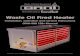 Waste Oil Fired Heater - 2017. 2. 7.¢  Waste Oil Fired Heater Installation, operation and service instructions