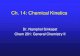 Ch. 14: Chemical Kinetics - San Diego Miramar Collegefaculty.sdmiramar.edu/nsinkaset/powerpoints/Chap14.pdfCh. 14: Chemical Kinetics Dr. Namphol Sinkaset Chem 201: General Chemistry