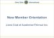 New Member Orientation - Lions Clubs 2016. 11. 20.آ  Lions Clubs International New Member Orientation