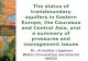 transboundary aquifers in Eastern Europe, the Caucasus and ... ... Transboundary aquifers inventoried
