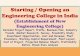 Starting / Opening an Engineering College in Indiathe most comprehensive technical consulting services o We adopt a systematic approach to provide the strong fundamental support needed