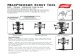 M PHERSON STRUT TOOL - Lisle Corporation · For MacPherson Strut Springs Only. This inexpensive MacPherson Strut Spring Compressor quickly compresses all types of springs for strut