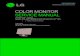 COLOR MONITOR SERVICE MANUAL color monitor service manual website: caution before servicing the unit,