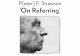 P(eter) F. Strawson ‘On Referring’