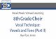 Vocal Music Virtual Learning 8th Grade Choir Vocal ...