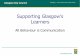 Supporting Glasgow’s Learners - LT Scotland