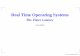 Real Time Operating Systems - UniTrento