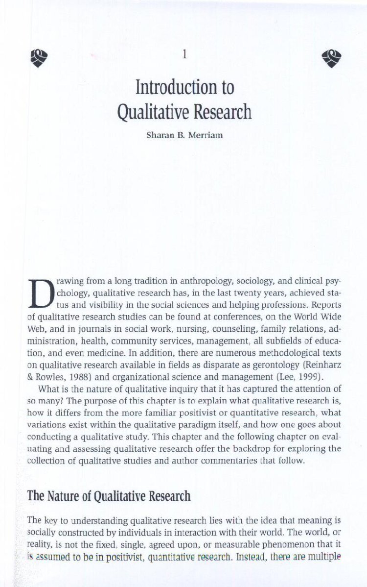 merriam qualitative research and case study applications in education