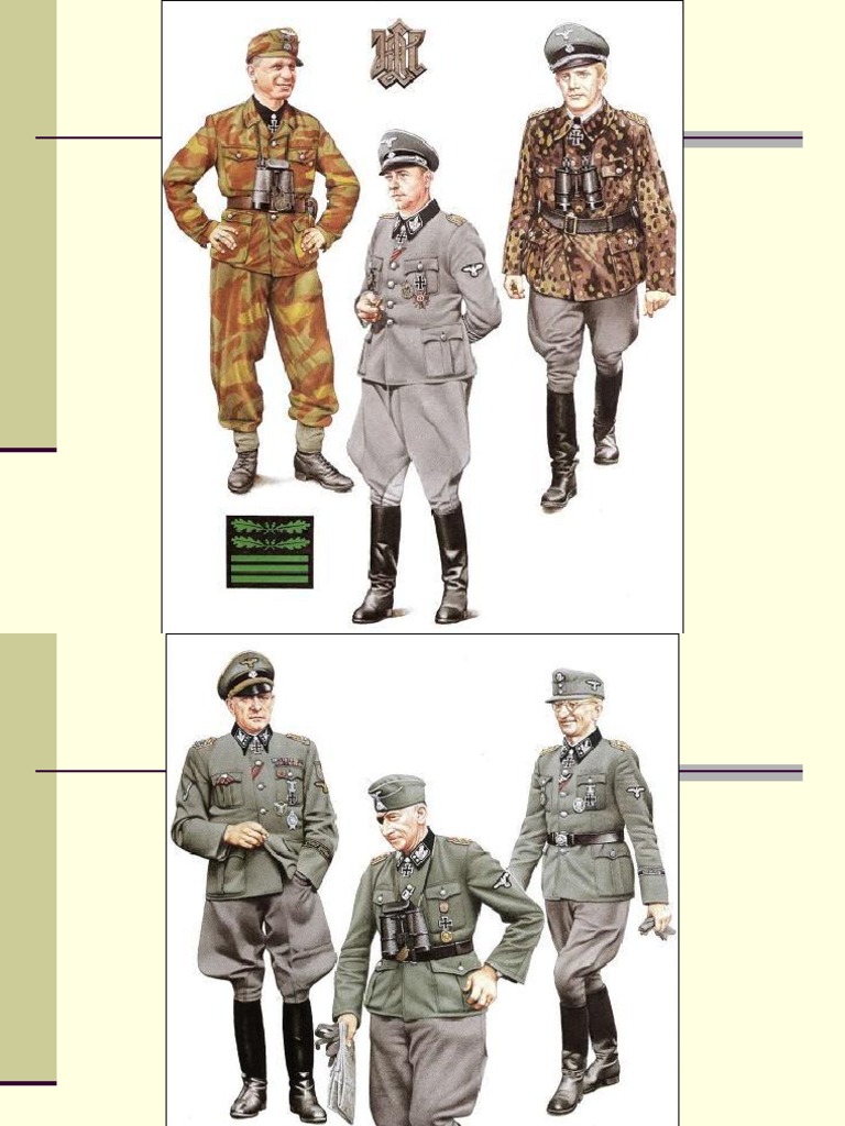 German Waffen-SS, Luftwaffe & Navy Commanders (Uniforms) - [PDF Document]